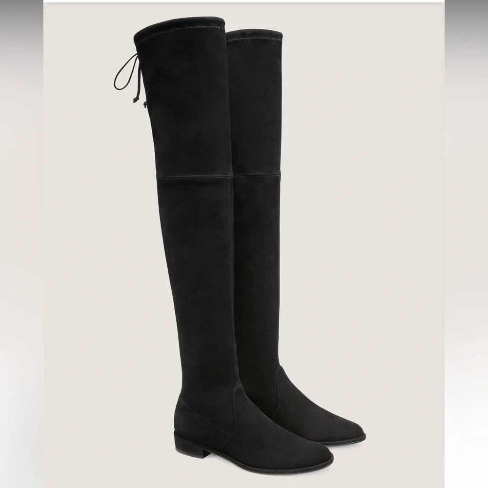 Stuart Weitzman Lowland Black Suede Over the Knee
Boot Size 6 - Picture 4 of 16